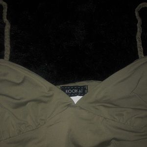 Kookai/ Green Tank Top/ Size 2